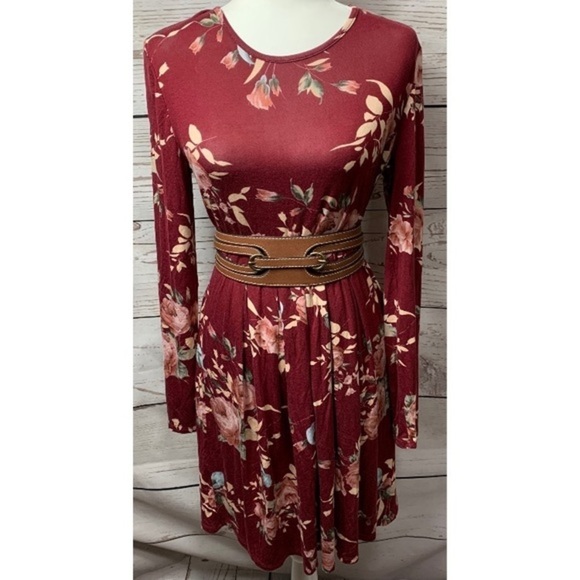 EUC 12 PM By Mon Ami Floral Babydoll Pleated Dress - Picture 3 of 10